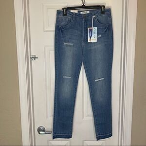 C’est Toi Distressed High Rise Jeans